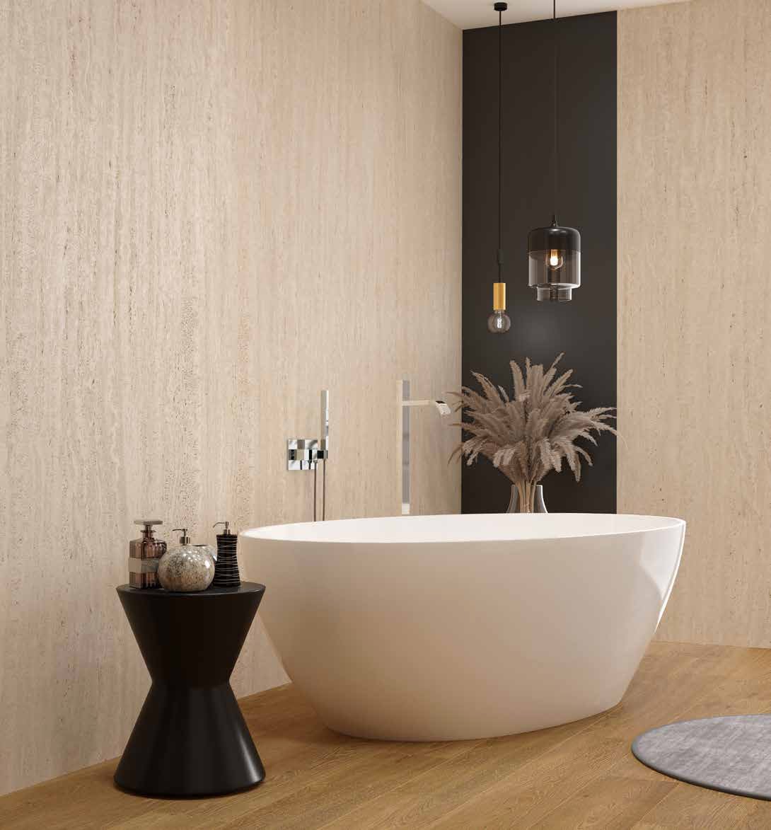 Room with Rocko R259 Travertine Ortigia