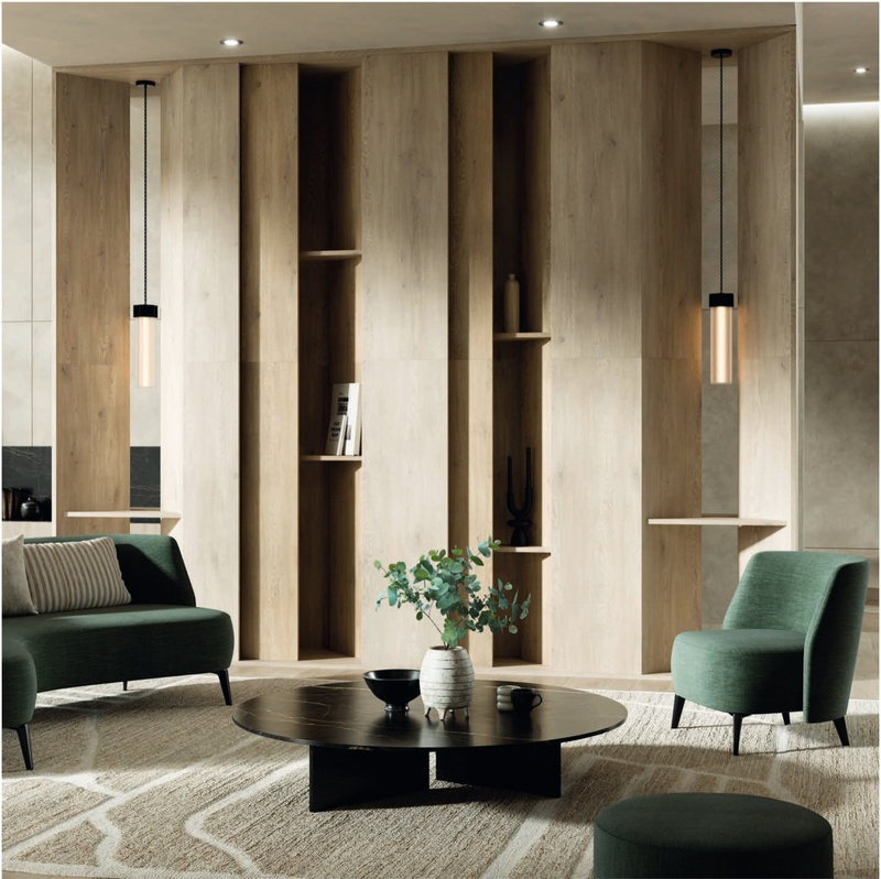 Interior with Kronospan surfaces